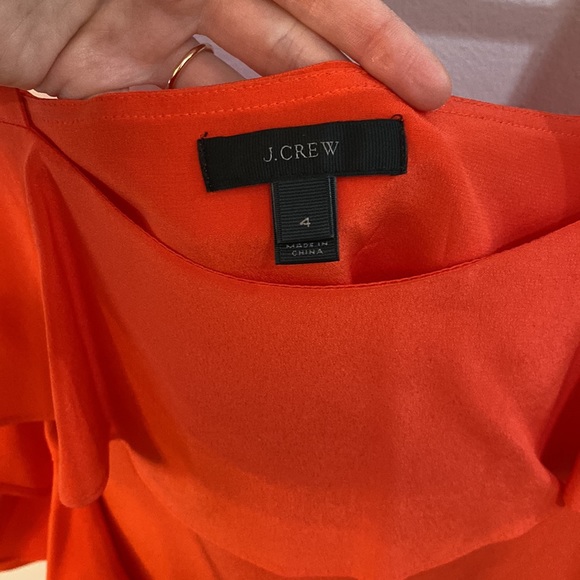 JCrew Off the Shoulder Ruffle Top - Picture 4 of 5